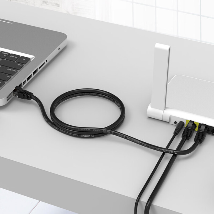 奧睿科ORICO PUG-C6 CAT6六類千兆圓線網線 工程家裝與網絡工程的理想選擇